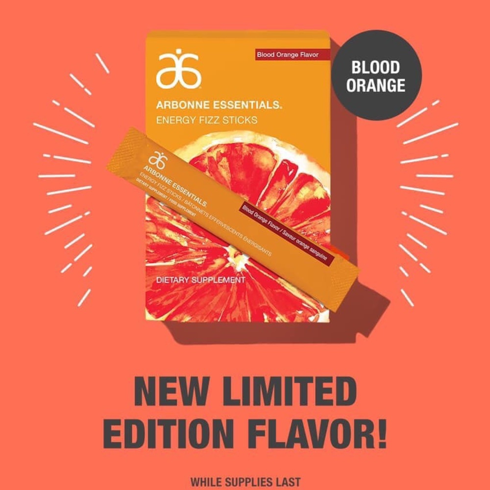 NEW limited edition Blood Orange Fizz Sticks